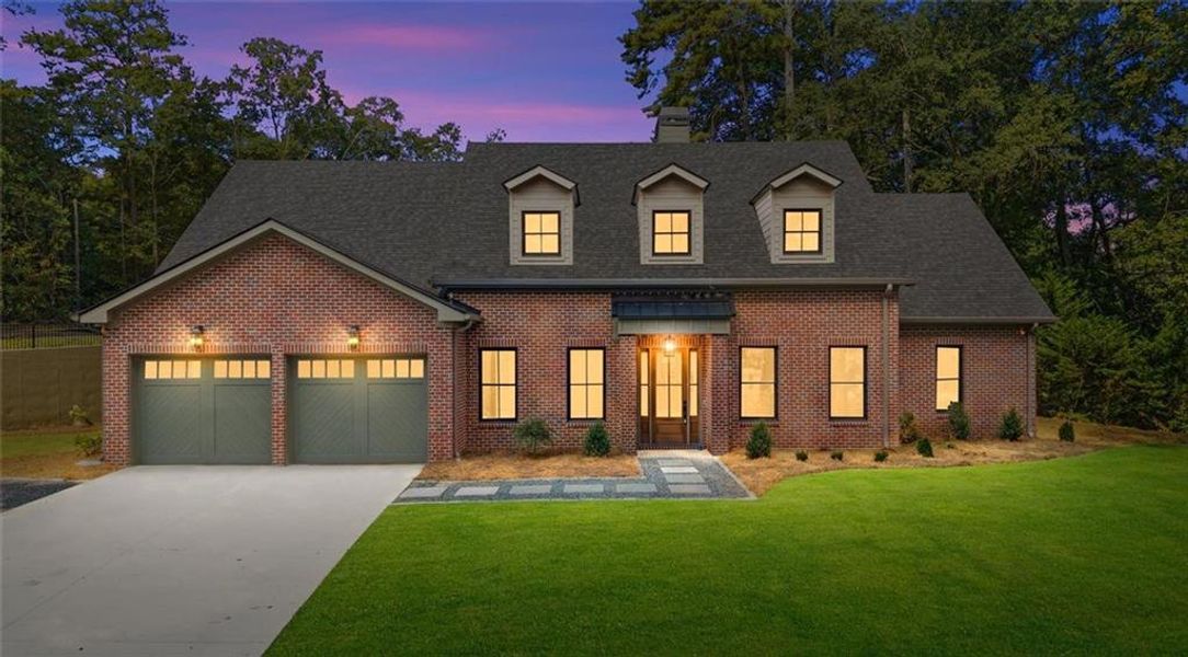 Front exterior of a new home in , Carrollton, GA, highlighting curb appeal (Image 27).