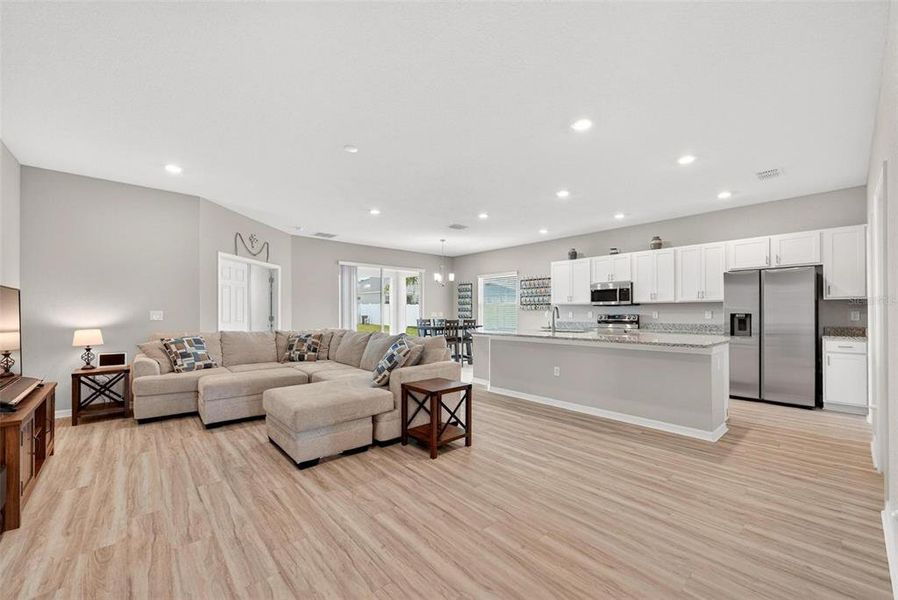 Furnished interior view inside a new home in Silver Springs Shores, Ocala (Image 6). Furnished interior view inside a new home in Silver Springs Shores, Ocala (Image 6).