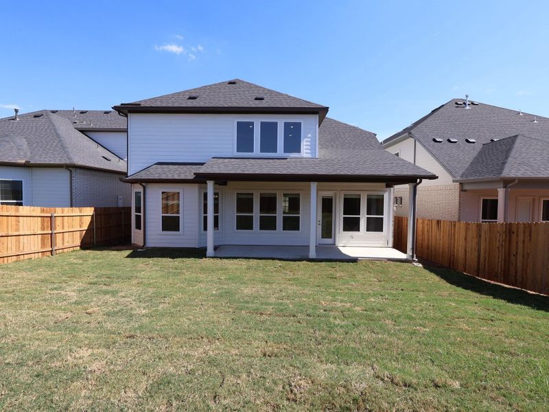 Exterior details and patio area of a home in Edgewood, Leander (Image 15). Exterior details and patio area of a home in Edgewood, Leander (Image 15).