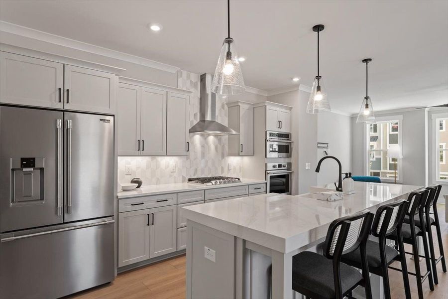 Kitchen with gourmet appliances Kitchen with gourmet appliances