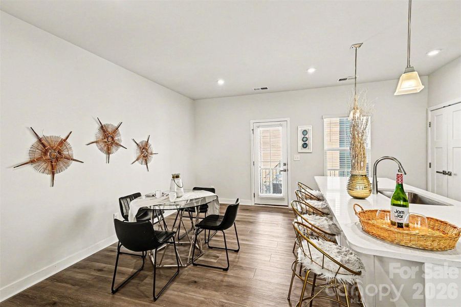 Furnished interior view inside a new home in , Charlotte (Image 12). Furnished interior view inside a new home in , Charlotte (Image 12).