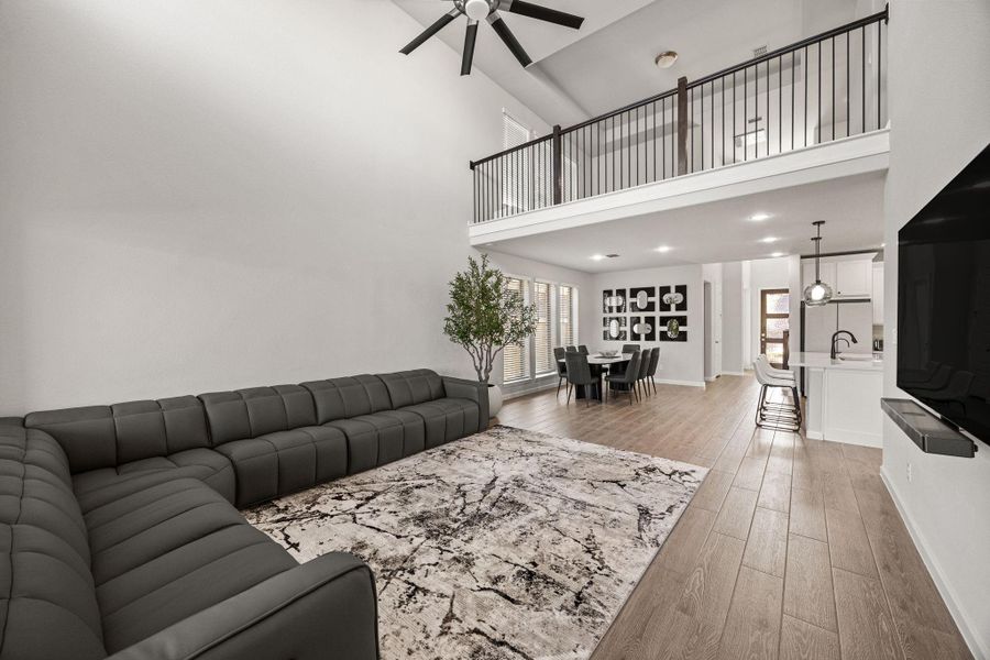 Furnished interior view inside a new home in , Richmond (Image 14). Furnished interior view inside a new home in , Richmond (Image 14).