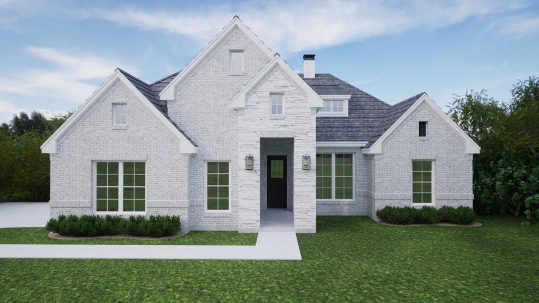 Front exterior of a new home in , Bridgeport, TX, highlighting curb appeal (Image 1). Front exterior of a new home in , Bridgeport, TX, highlighting curb appeal (Image 1).