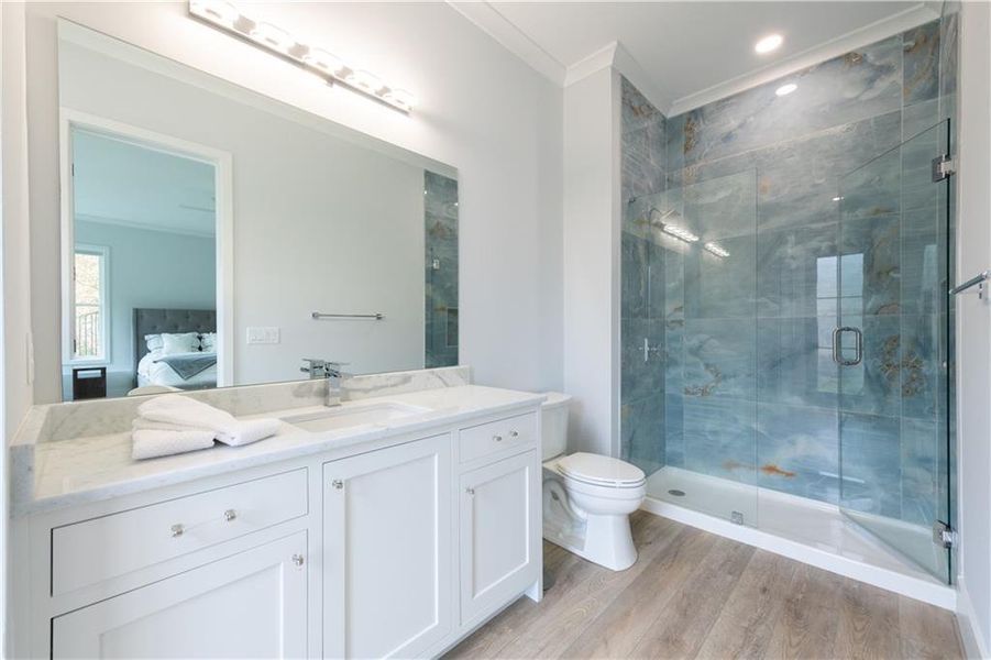 Furnished interior view inside a new home in , Acworth (Image 17).