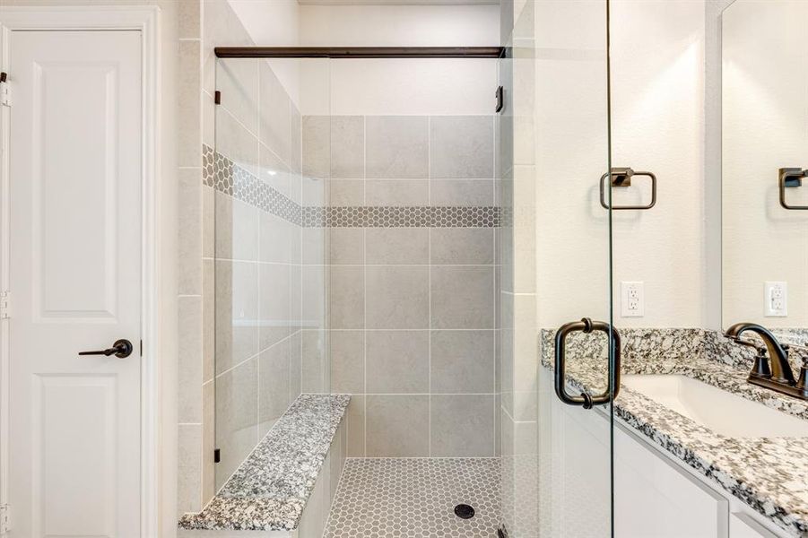 Furnished interior view inside a new home in Glenwood Meadows, Denton (Image 15). Furnished interior view inside a new home in Glenwood Meadows, Denton (Image 15).