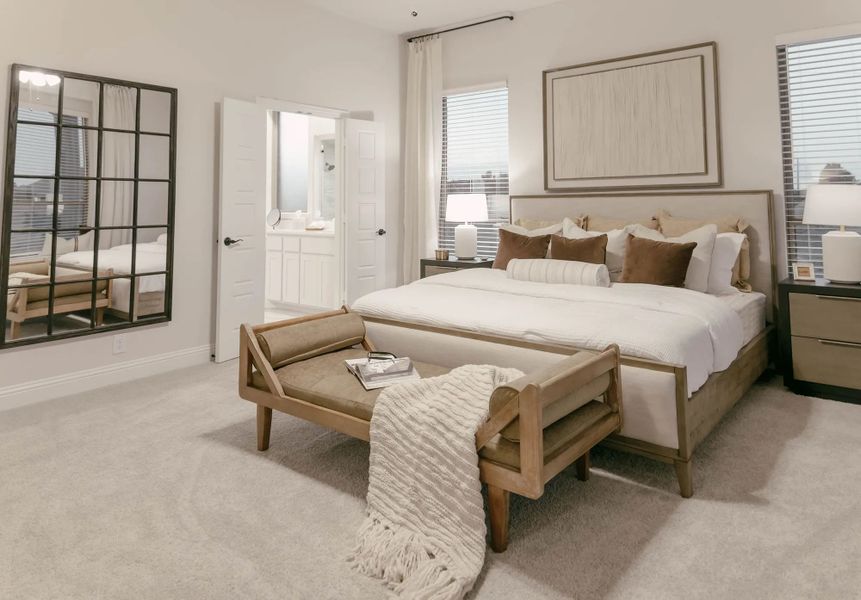 Representative furnished interior of a home built from the Victoria by Stonehollow Homes in Sister Grove II, Van Alstyne (Image 12). Representative furnished interior of a home built from the Victoria by Stonehollow Homes in Sister Grove II, Van Alstyne (Image 12).