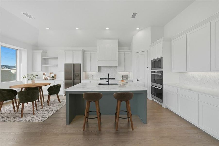 Furnished interior view inside a new home in Estates at Rockhill, Frisco (Image 19).