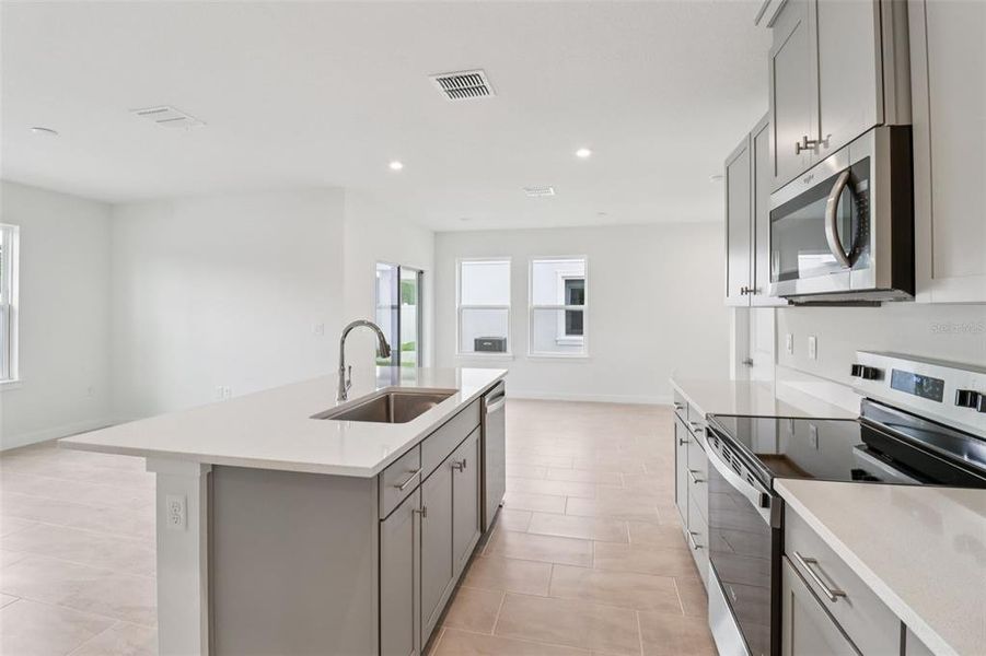 Furnished interior view inside a new home in Cyrene at Harmony, St. Cloud (Image 10).