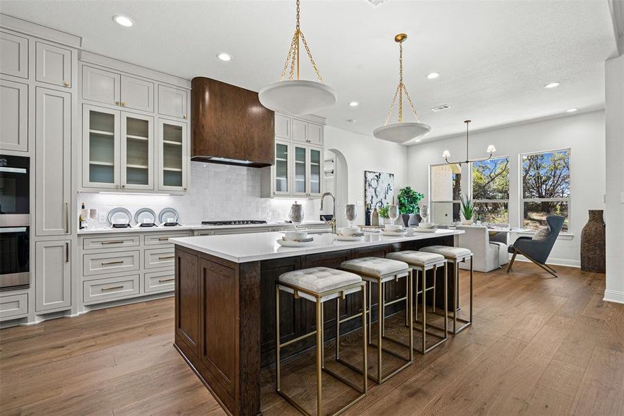 Furnished interior view inside a new home in SouthBend Estates, Granbury (Image 15).