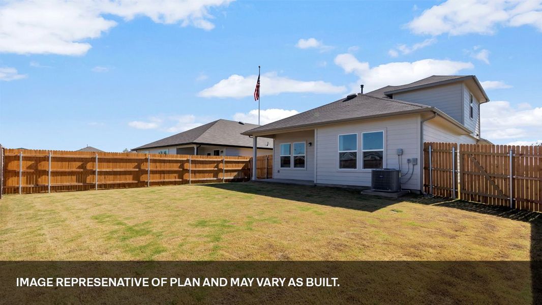 Exterior details and patio area of a home in Carillon, Manor (Image 27).