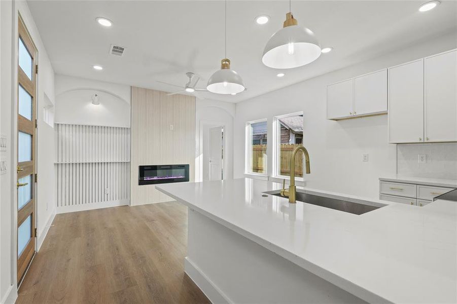 Furnished interior view inside a new home in , Dallas (Image 7). Furnished interior view inside a new home in , Dallas (Image 7).