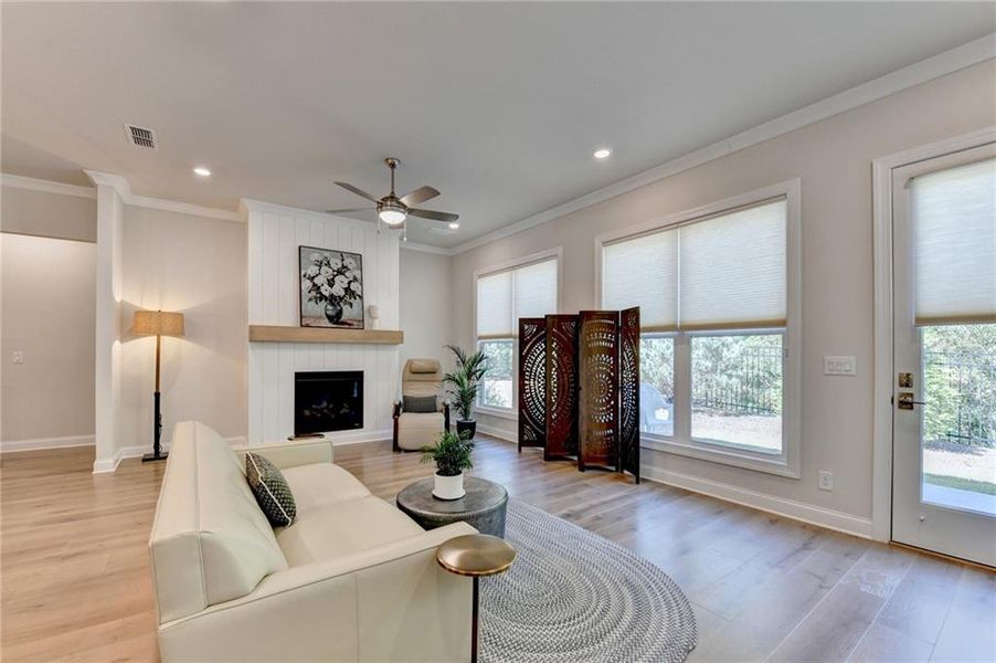 Furnished interior view inside a new home in , Canton (Image 12).