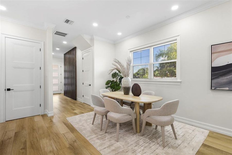 Furnished interior view inside a new home in , St. Petersburg (Image 11).