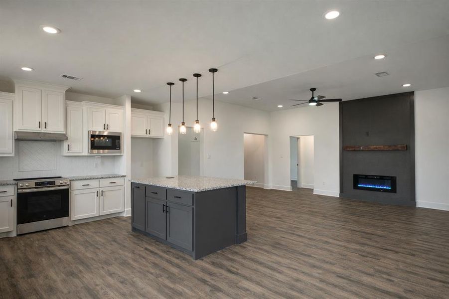 Furnished interior view inside a new home in , Sadler (Image 9).