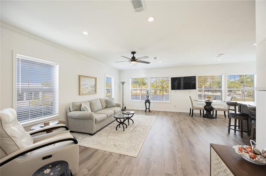 Furnished interior view inside a new home in , Englewood (Image 4). Furnished interior view inside a new home in , Englewood (Image 4).