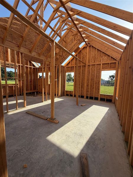 In-progress construction of a new home in , Montgomery, TX (Image 21).