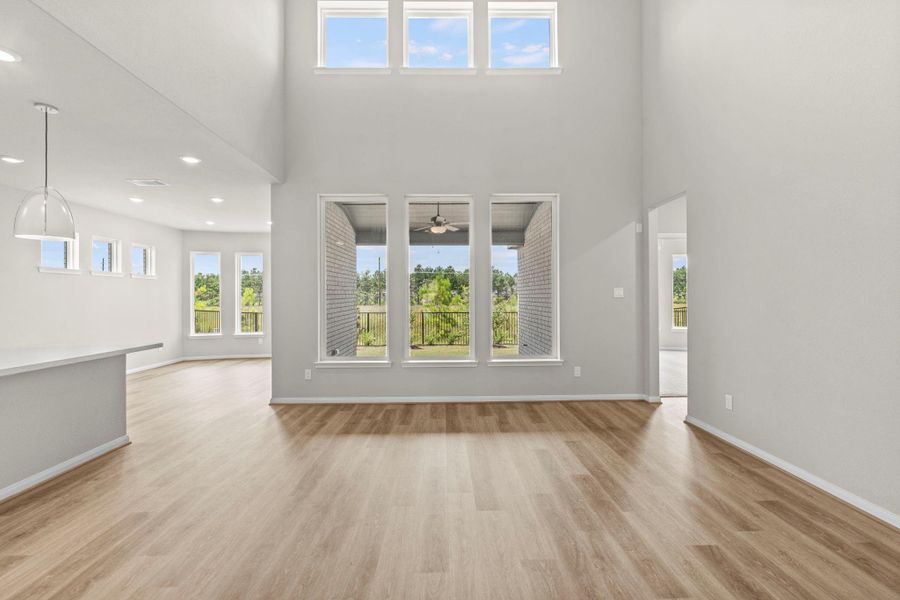 Spacious, unfurnished interior of a new home in Bridgeland, Cypress (Image 30).