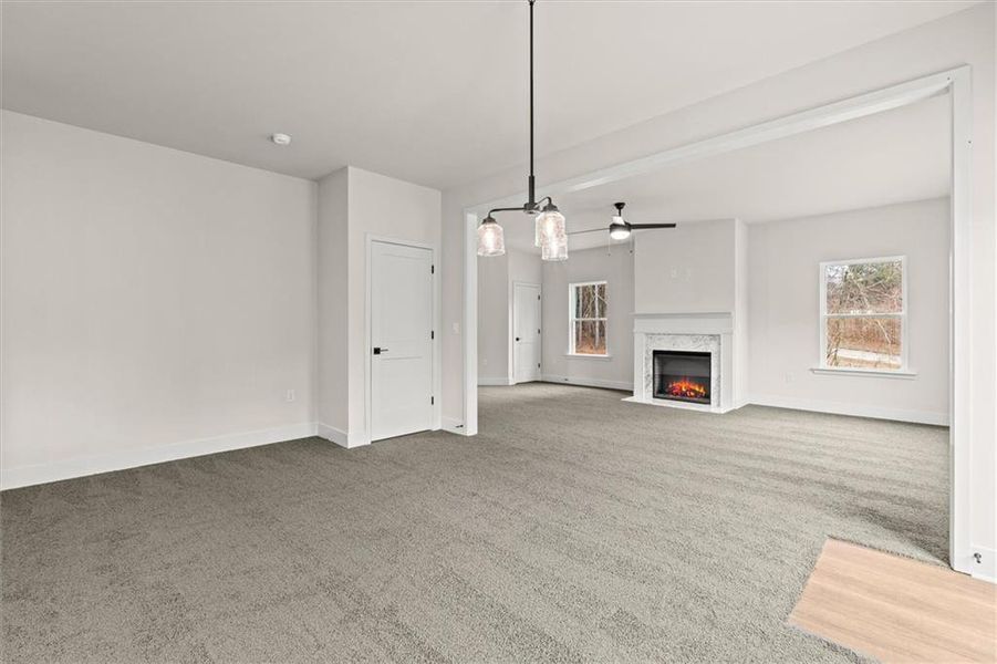 Spacious, unfurnished interior of a new home in Canterbury Villas, Carrollton (Image 34).