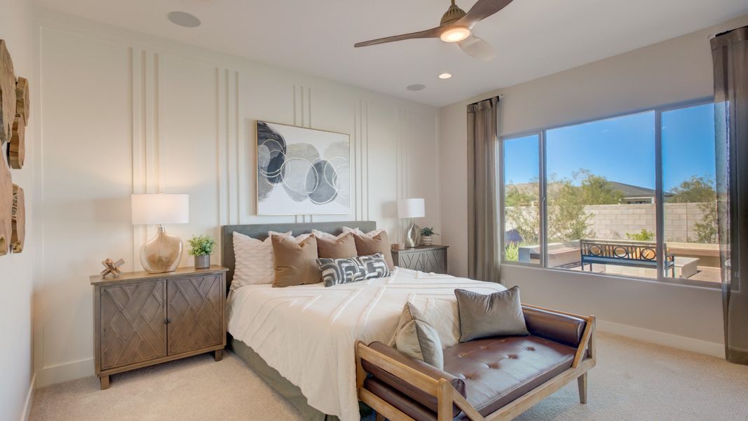 Representative furnished interior of a home built from the Almeria by DRB Homes in Arroyo Seco - Palazzo, Buckeye (Image 14). Representative furnished interior of a home built from the Almeria by DRB Homes in Arroyo Seco - Palazzo, Buckeye (Image 14).