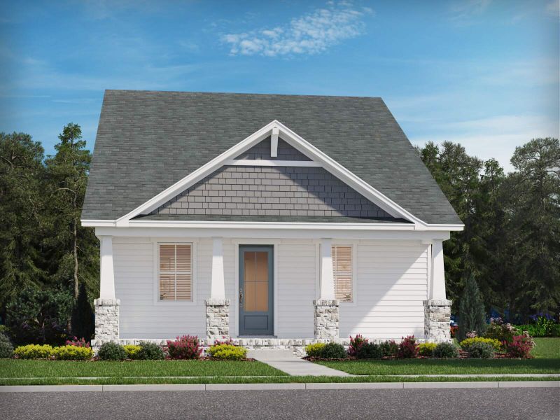 Front exterior of a new home in Lakes at Bella Lago - Signature Series, Franklin, TN, highlighting curb appeal (Image 1). Front exterior of a new home in Lakes at Bella Lago - Signature Series, Franklin, TN, highlighting curb appeal (Image 1).