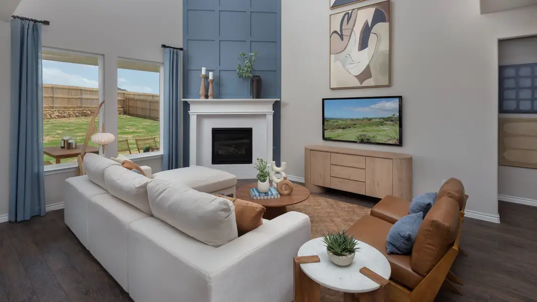 Representative furnished interior of a home built from the The Campbell by Legend Homes in Retreat at Fossil Creek, Fort Worth (Image 7).
