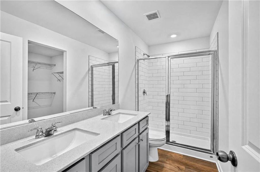 Furnished interior view inside a new home in Prentis Branch, Rome (Image 4).