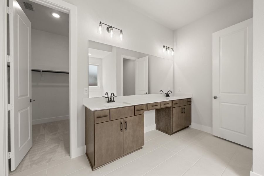 Furnished interior view inside a new home in Inspiration Collection at Bridgewater, Midlothian (Image 7).