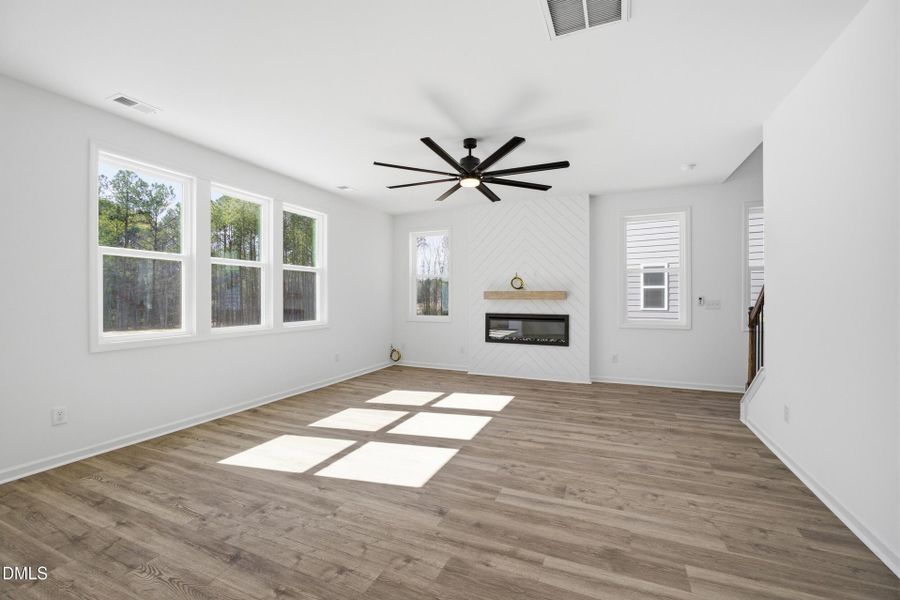 Spacious, unfurnished interior of a new home in Holston, Fuquay Varina (Image 16).