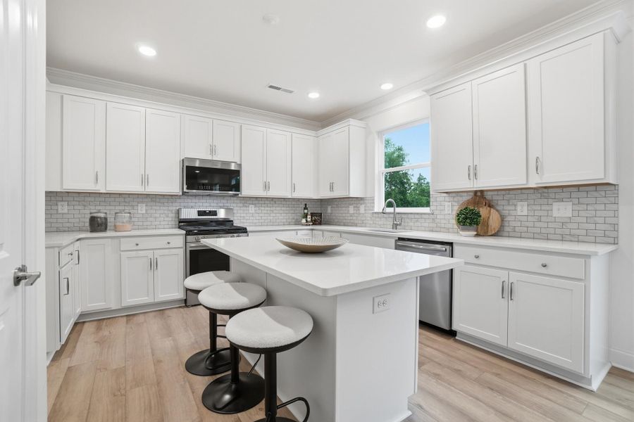 Furnished interior view inside a new home in Ashton Park, Monroe (Image 9).