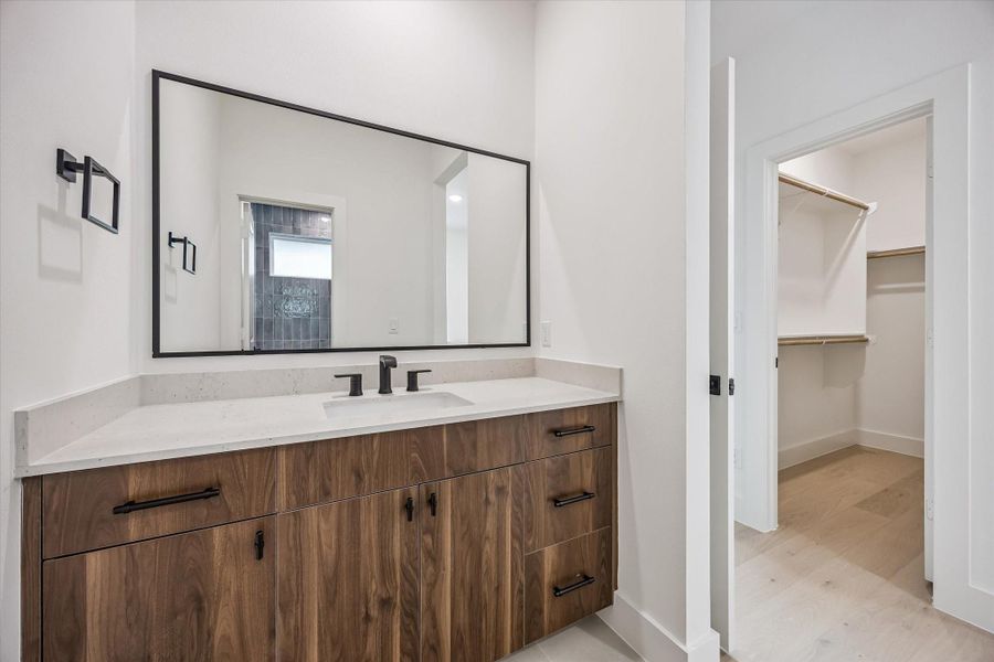 Furnished interior view inside a new home in The Heights Haus Collection, Houston (Image 9).
