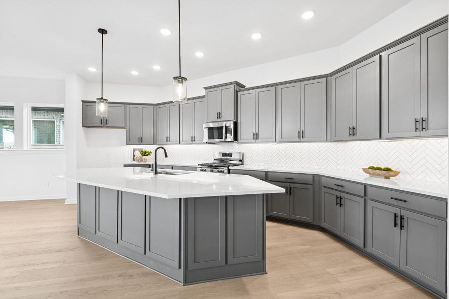 Furnished interior view inside a new home in The Grand Prairie 50’, Hockley (Image 13). Furnished interior view inside a new home in The Grand Prairie 50’, Hockley (Image 13).