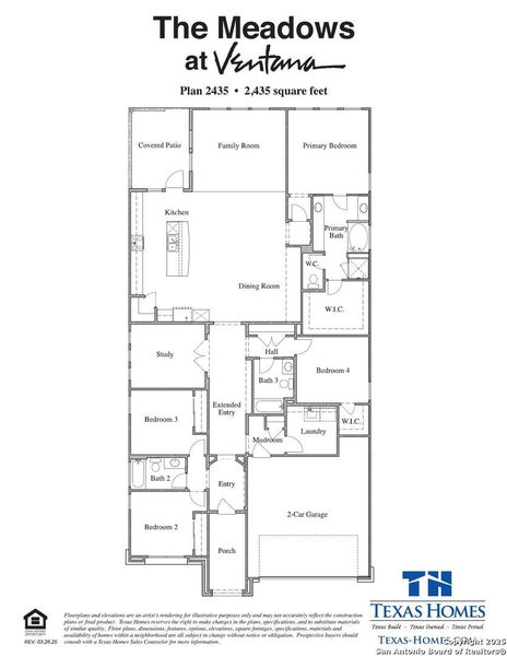 2D floor plan layout of this home in Ventana, Bulverde, TX (Image 5). 2D floor plan layout of this home in Ventana, Bulverde, TX (Image 5).