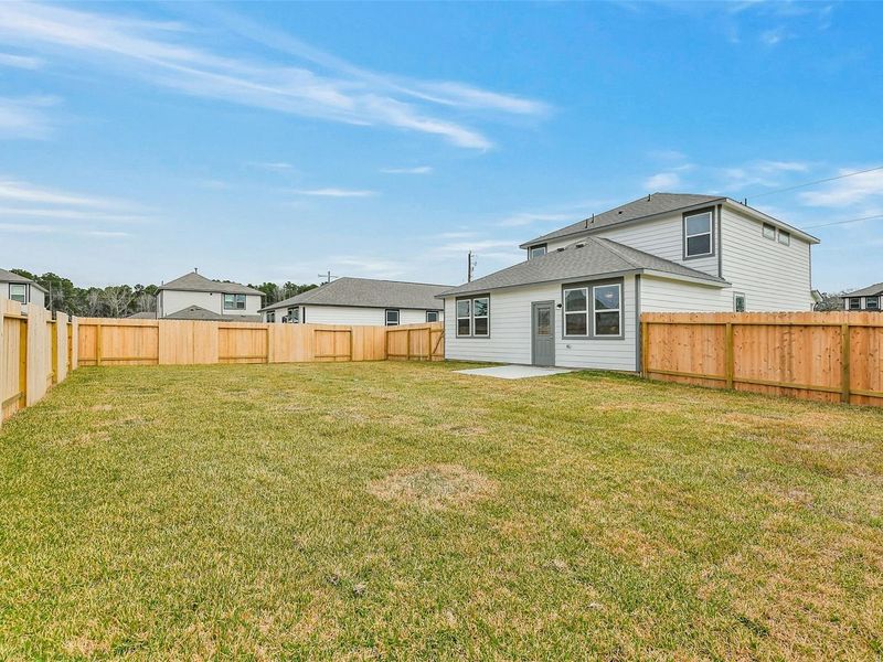 Exterior details and patio area of a home in Liberty Estates, Cleveland (Image 4).