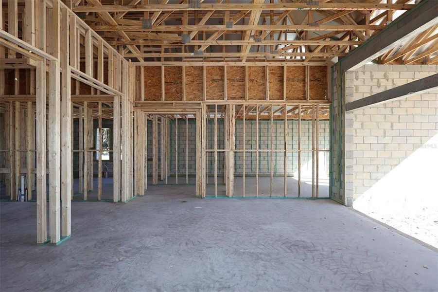 In-progress construction of a new home in Solace at Corner Lake, Orlando, FL (Image 18).