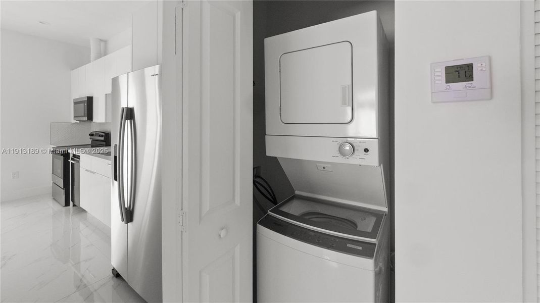 Furnished interior view inside a new home in , Miami (Image 11).