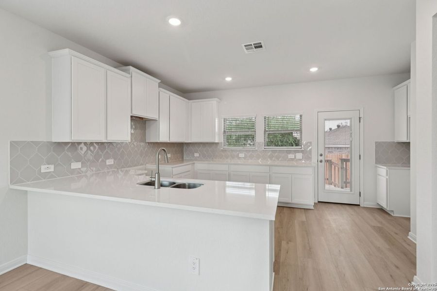 Furnished interior view inside a new home in Royal Crest, San Antonio (Image 11). Furnished interior view inside a new home in Royal Crest, San Antonio (Image 11).