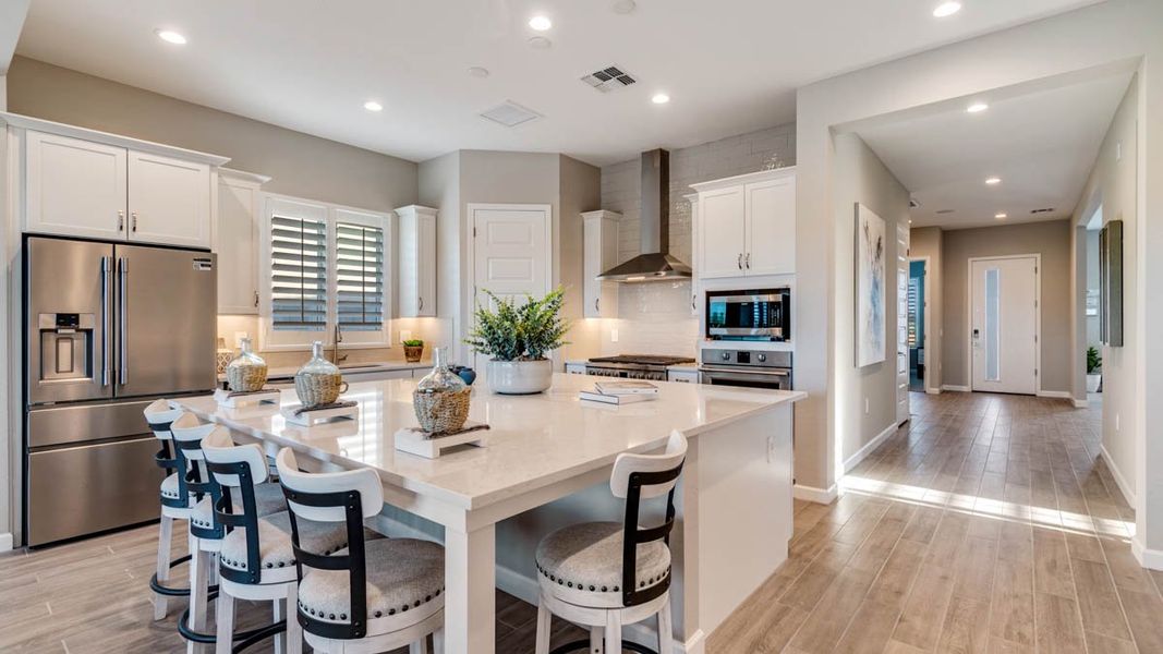 Furnished interior view inside a new home in The Ridge at Stone Butte, Phoenix (Image 6).