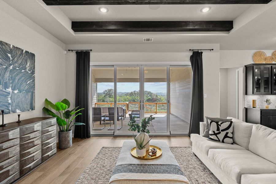 Representative furnished interior of a home built from the The Summerlin A by Davidson Homes LLC in Potranco Oaks, Castroville (Image 17).