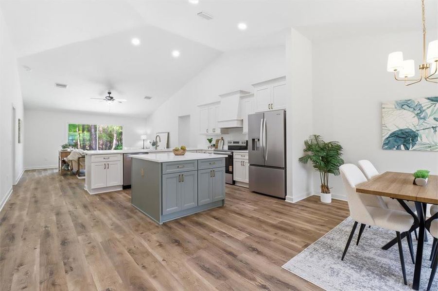 Furnished interior view inside a new home in , Crystal River (Image 12).