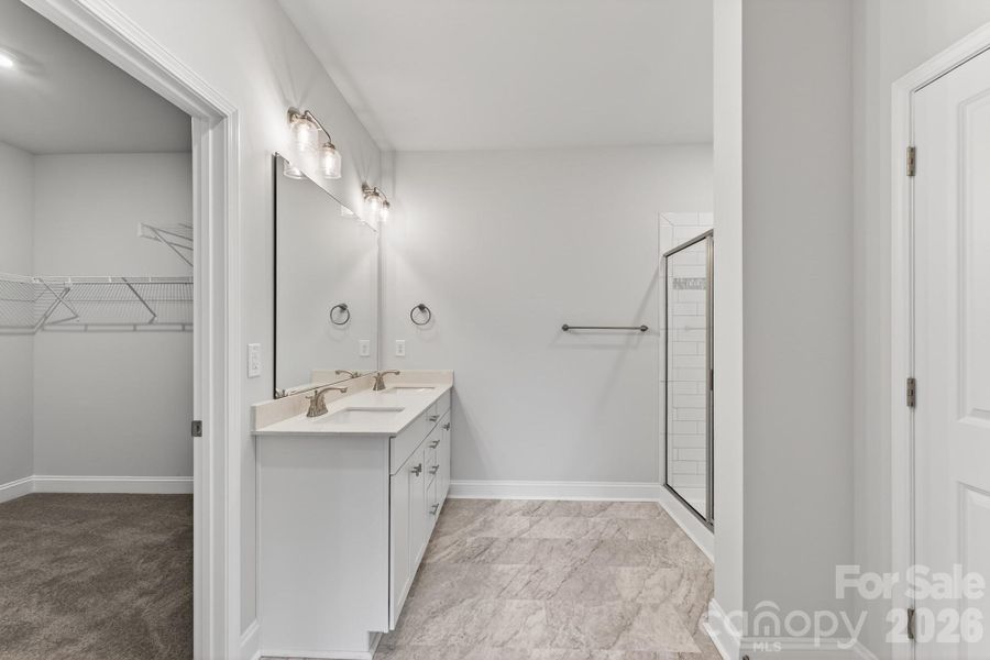 Furnished interior view inside a new home in Crystal Village, Albemarle (Image 6).