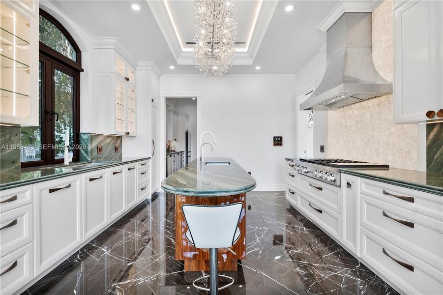 Furnished interior view inside a new home in , Surfside (Image 45).