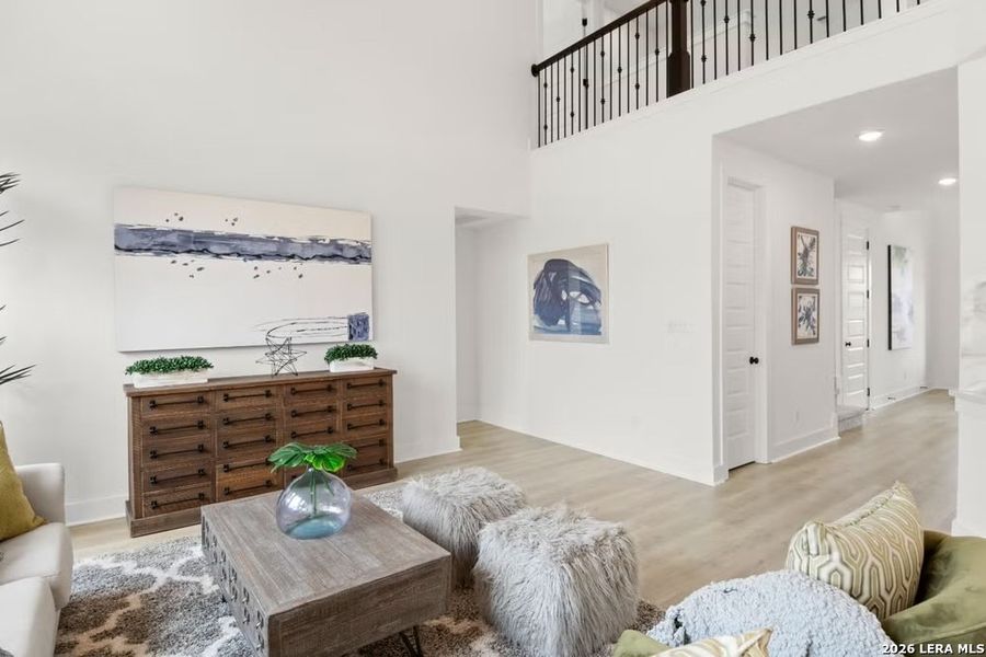 Furnished interior view inside a new home in The Parklands, Schertz (Image 9).
