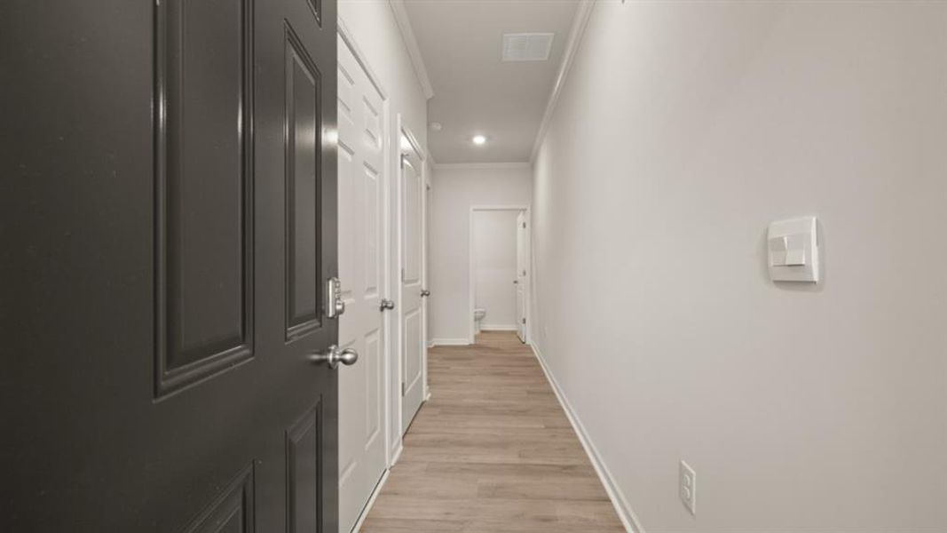 Spacious, unfurnished interior of a new home in Hughes Court, Dawsonville (Image 20). Spacious, unfurnished interior of a new home in Hughes Court, Dawsonville (Image 20).