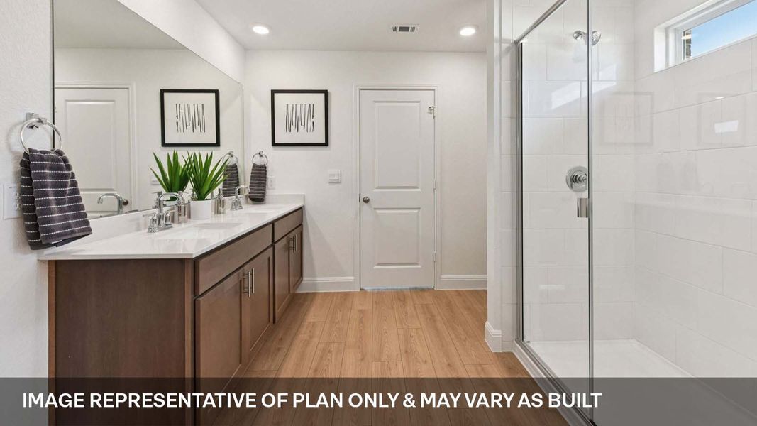 Representative furnished interior of a home built from the The Fairfield by D.R. Horton in Riverview, Georgetown (Image 28).