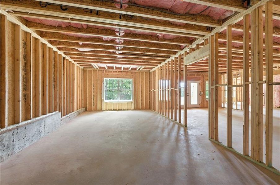 In-progress construction of a new home in , Ball Ground, GA (Image 45).