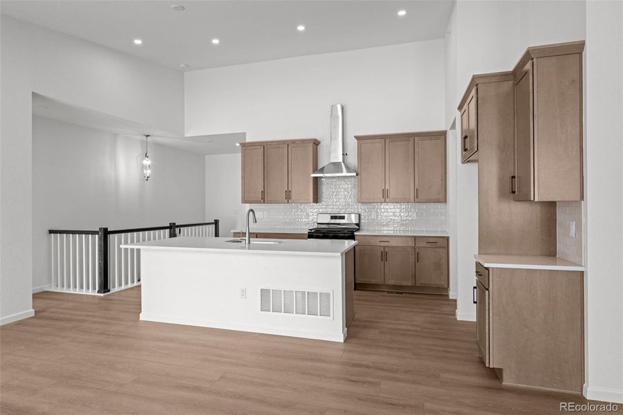 Furnished interior view inside a new home in Deer Creek, Littleton (Image 3).