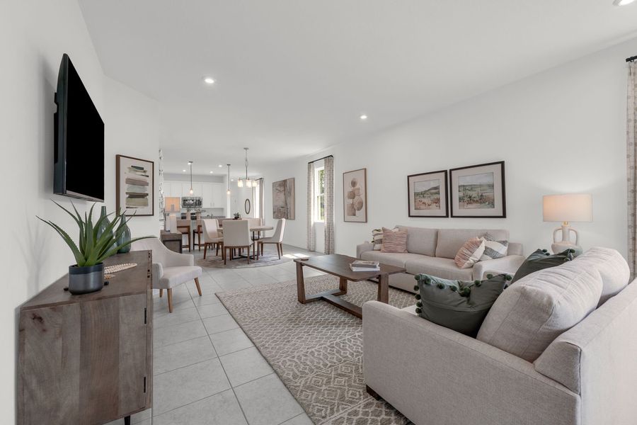 Family Room of The Lewiston at Watermark