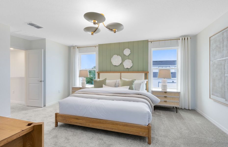 Representative furnished interior of a home built from the Mabel II by Pulte Homes in Parkside Trails, Clermont (Image 25).