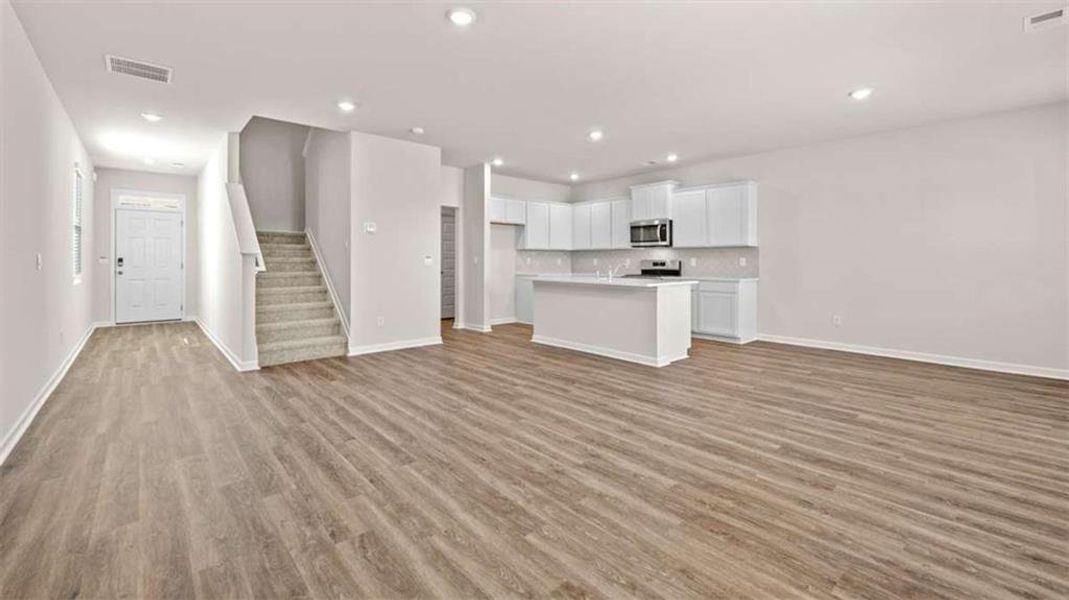 Spacious, unfurnished interior of a new home in Oakchase at Hampton, Hampton (Image 13). Spacious, unfurnished interior of a new home in Oakchase at Hampton, Hampton (Image 13).