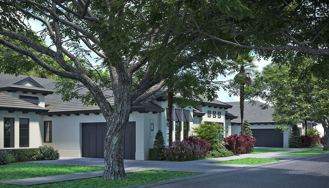 2D floor plan layout for the Seabreeze Grande by GHO Homes in Seaglass, Vero Beach, FL (Image 47).